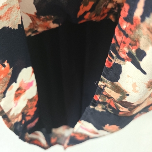 Lulus Floral Blouse Womens Large Cut Off Sleeves Stunning Flowy Colorful - Picture 8 of 11